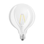 Ledvance Classic LED E27 Globe Fadenlampe Klar 2.5W 250lm - 827 | Ersatz für 25W