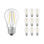 Mehrfachpackung 10x Ledvance Classic LED E27 Kugel Fadenlampe Klar 1.5W 136lm - 827  | Ersatz Für 15W