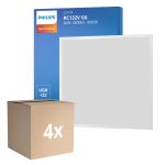 Mehrfachpackung 4x Philips LED Panel CoreLine RC132V 26W 3600lm - 840  | 60x60cm - UGR <22