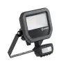 Ledvance Led-Scheinwerfer Aluminium Schwarz 8W 1200lm 100D - 840  | IP65 - Bewegungs- Und Lichtsensor - Symmetrisch