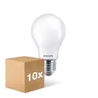 Mehrfachpackung 10x Philips Corepro LED Glühbirne E27 Birne Matt 7W 806lm - 840 Ersatz Für 60W