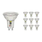 Mehrfachpackung 10x LED-Spot GU10 PAR16 4.8W 450lm 36D - 827 | Ersatz für 50W