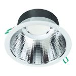 Philips Spot encastrable LED Coreline DN142B Aluminium Blanc 19.2W 2300lm 60D - 840  | Diamètre 200mm - IP54 - UGR<19 - Dimmable