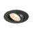 SLV New Tria 68 Spot Aluminium Noir Rond | Diamètre 68mm - Convient pour 1x GU10 