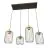 Emibig Suspension Luminaire Vander Acier Noir | Convient pour 4x E27 - Max 15W