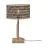 Good&Mojo Lampe De Chevet Java Bambou Brun | Convient pour 1x E27 