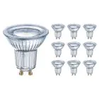 Lot 10x Osram Parathom Spot LED GU10 PAR16 4.3W 350lm 120D - 830  | Remplacement 50W