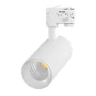 Spot LED Sur Rail 3 Phases  Eco Aluminium Blanc 30W 2960lm 36D - 830 Blanc Chaud | UGR 