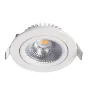 LED inclinable Spot Blanc Ronde 6W 520lm 60D - 927 | 85mm - IP54 - Dimmable - Meilleur rendu de couleur