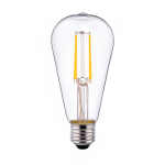 LED E27 Edison Filament Claire 4W 470lm - 827 | Remplacement 40W
