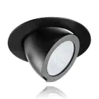 Spot encastrable LED Noir 35W 3100lm 36D - 940 | 170mm - Meilleur rendu de couleur - Remplacement 70W CDM