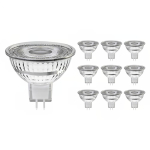 Lot 10x Spot LED GU5.3 MR16 4.4W 345lm 60D - 827 | Dimmable - Remplacement 35W