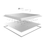 Dalle LED Eco V3.0 36W 3700lm - 840 | 62x62cm - UGR <19